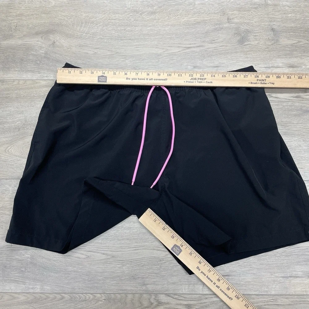 Chubbies Black Flamingo Swim Shorts Men's Sz XXL Prep Beach Frat